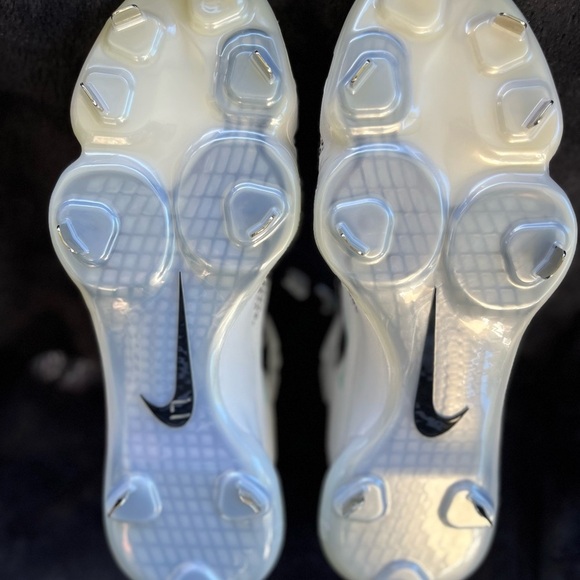 Nike Force Zoom Mike Trout 7 Baseball Cleats White Black Size 14 New Without Tag - Picture 8 of 8